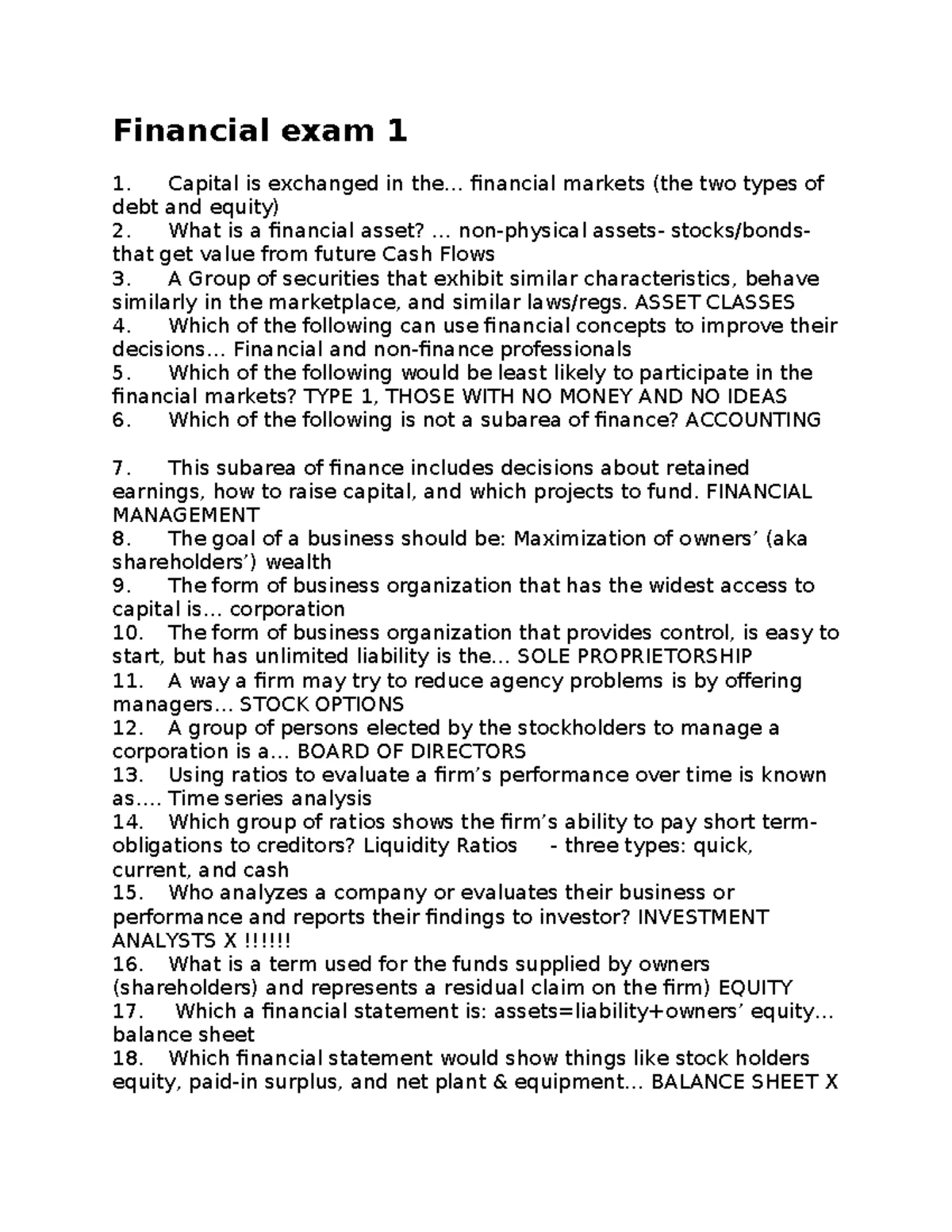 BUS390 Midterm Study Guide Overview for Global Business Fall 2023 - Studocu
