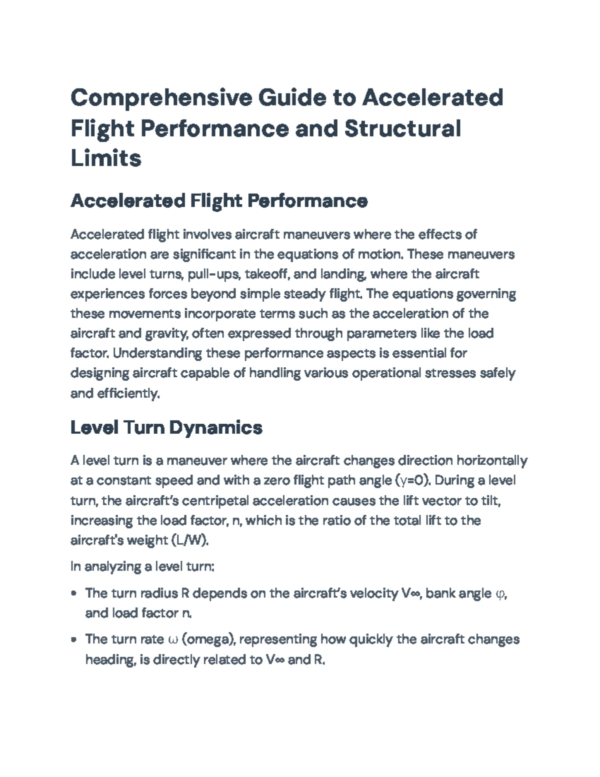 Comprehensive Guide to Aircraft Performance (AERO 101) - Takeoff ...