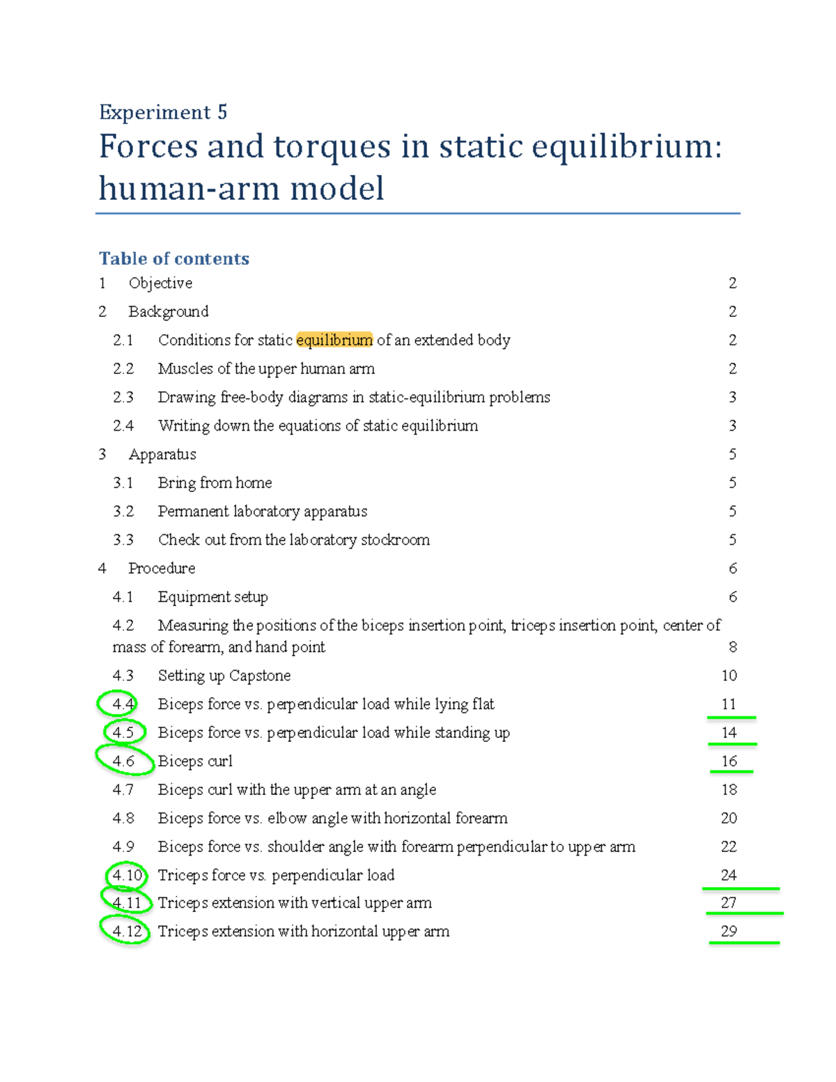 Forces and Torques in Static Equilibrium: Experiment 4 - 135a - Studocu