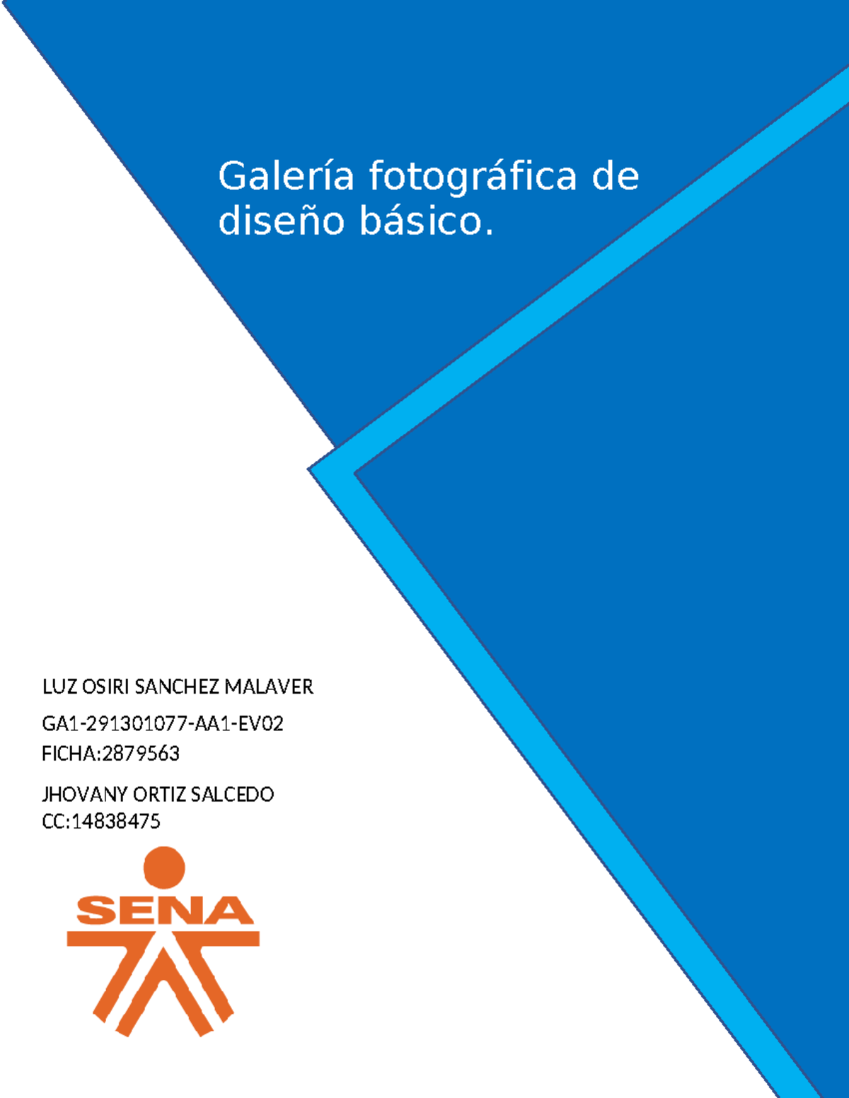 Galería Fotográfica de Diseño Básico - GA1-291301077-AA1-EV02 - Studocu