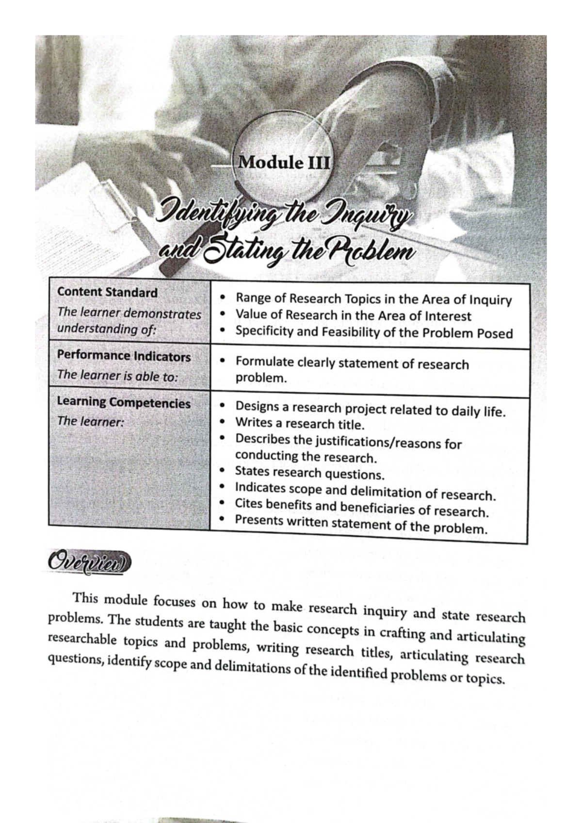 PR1- Module-3 Students-PDF - Elementary Education - Studocu
