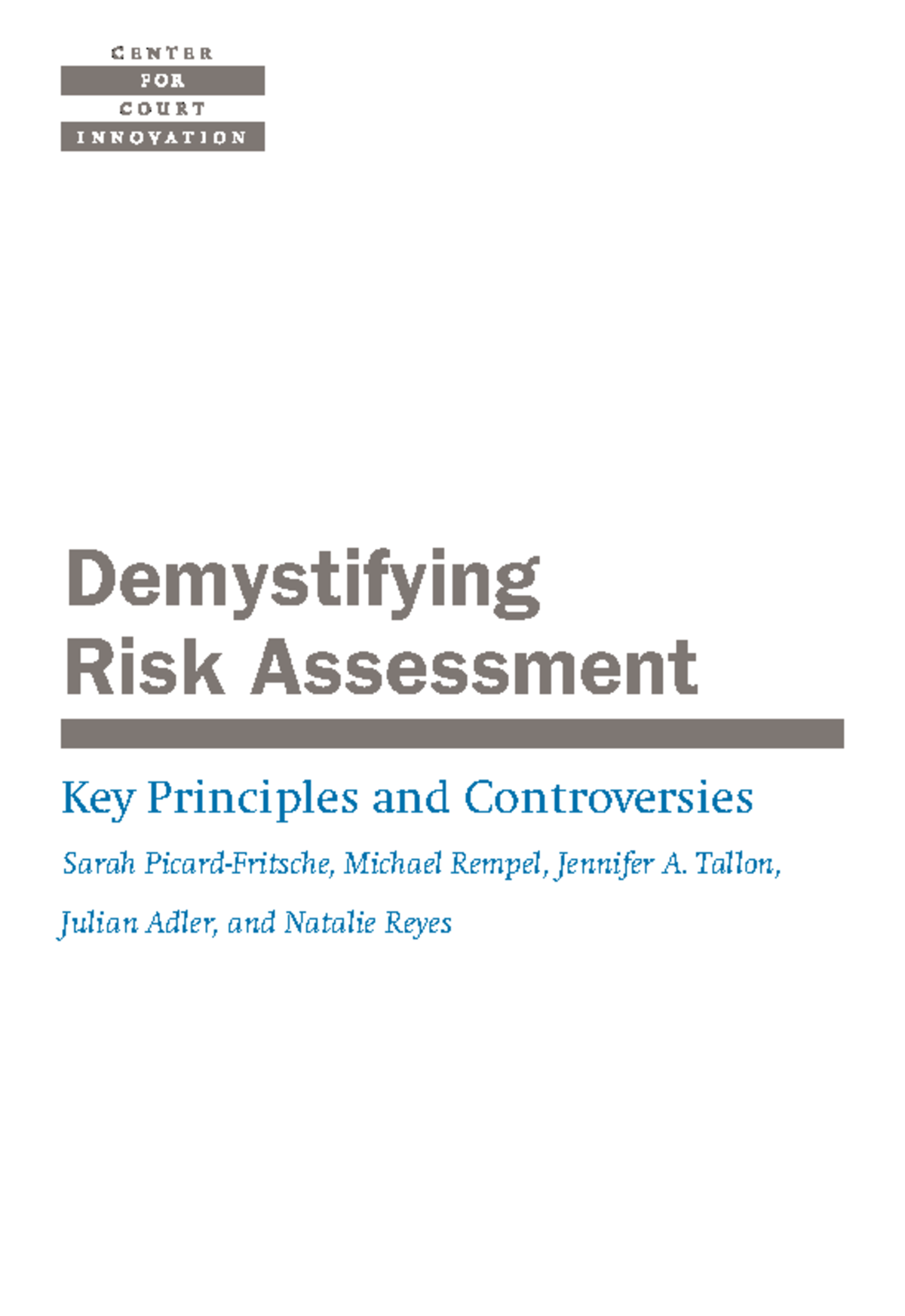 Demystifying Risk Assessment: Key Principles & Controversies Analysis ...
