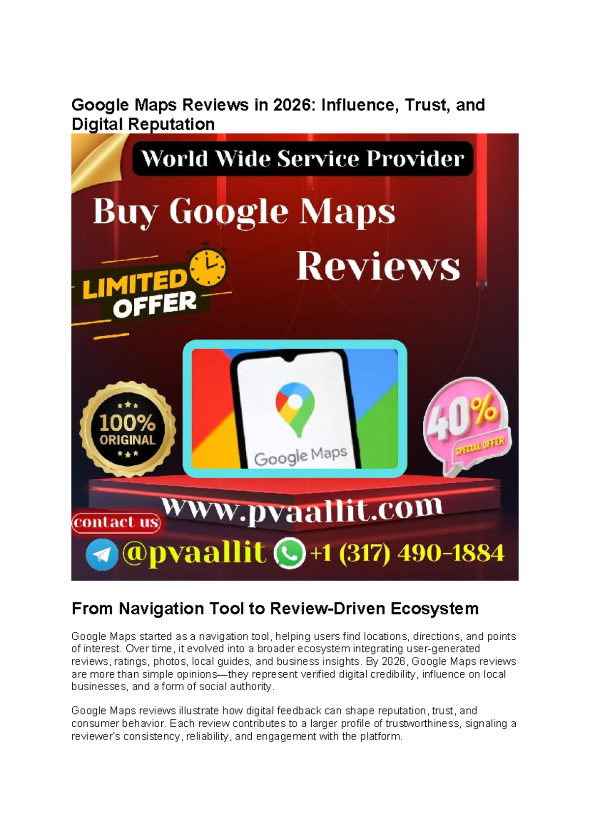 Google Maps Reviews In 2026 Trust Influence And Digital Reputation Thumb 1200 1696 