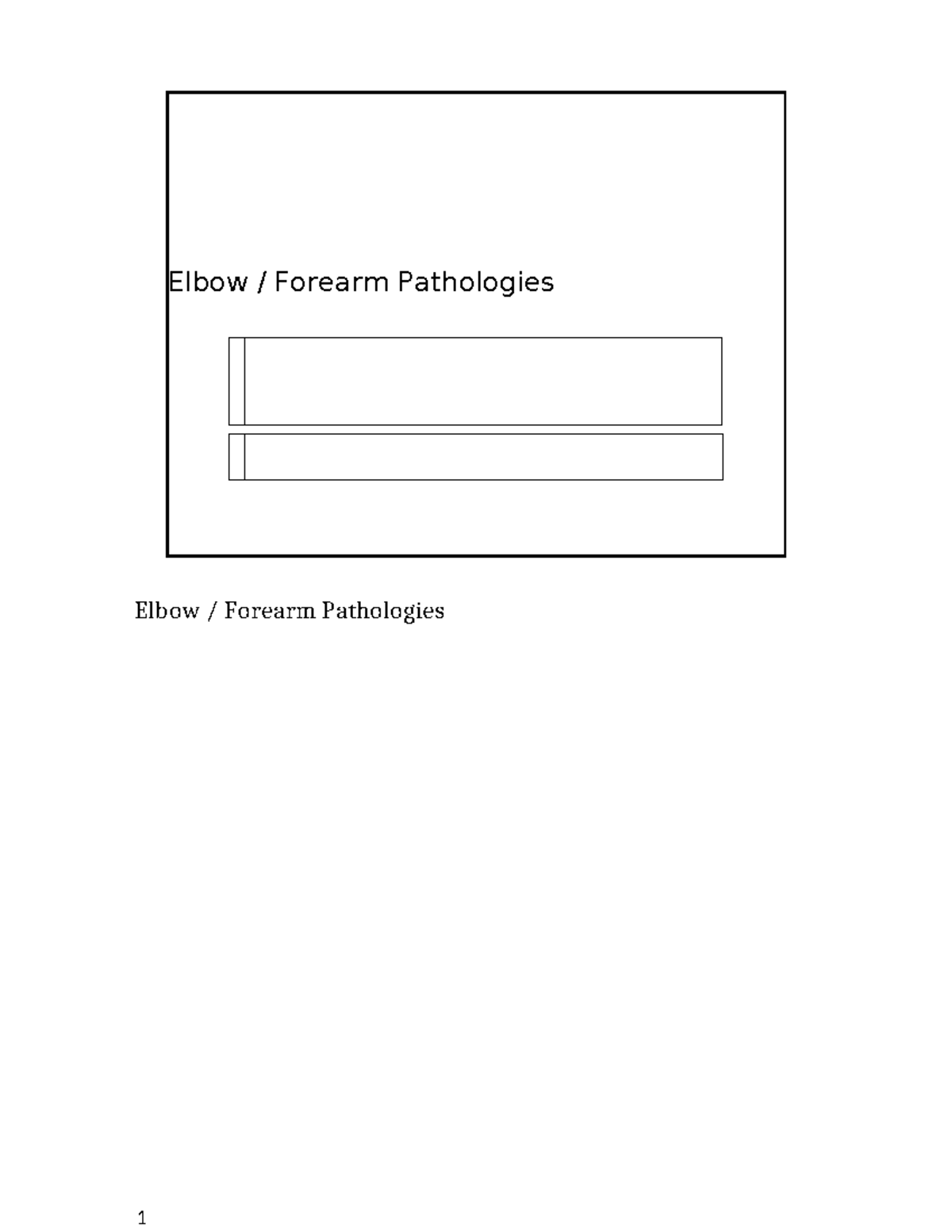 Elbow Pathologies and Management: Epicondylitis, Fractures, and More ...
