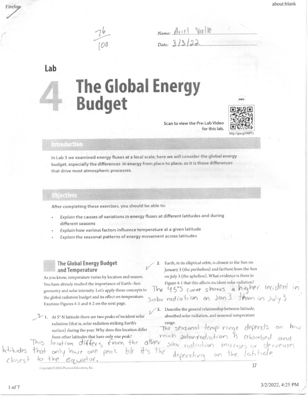Pgeog Lab 4 The Global Energy Budget Analysis And Insights Photo Inspiration