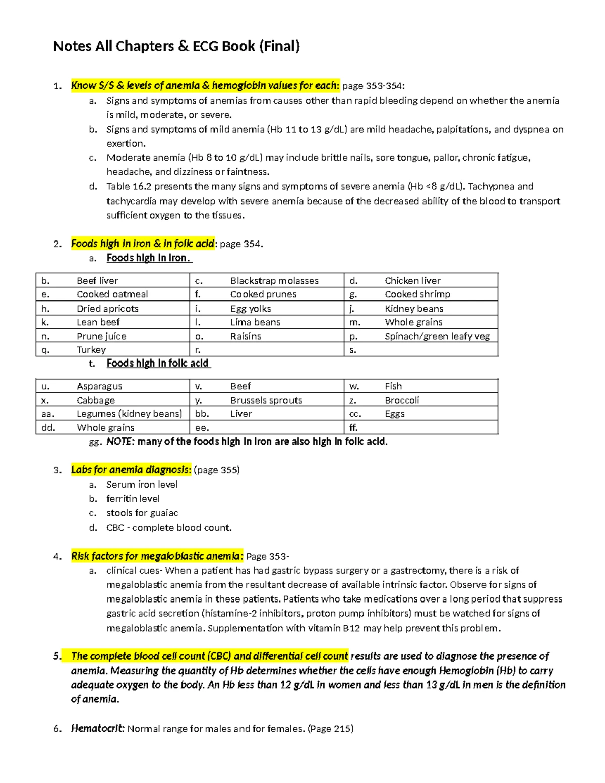 Overview of Chapter 3 & 43: Edema and Fluid Balance Notes (Aaaa) - Studocu