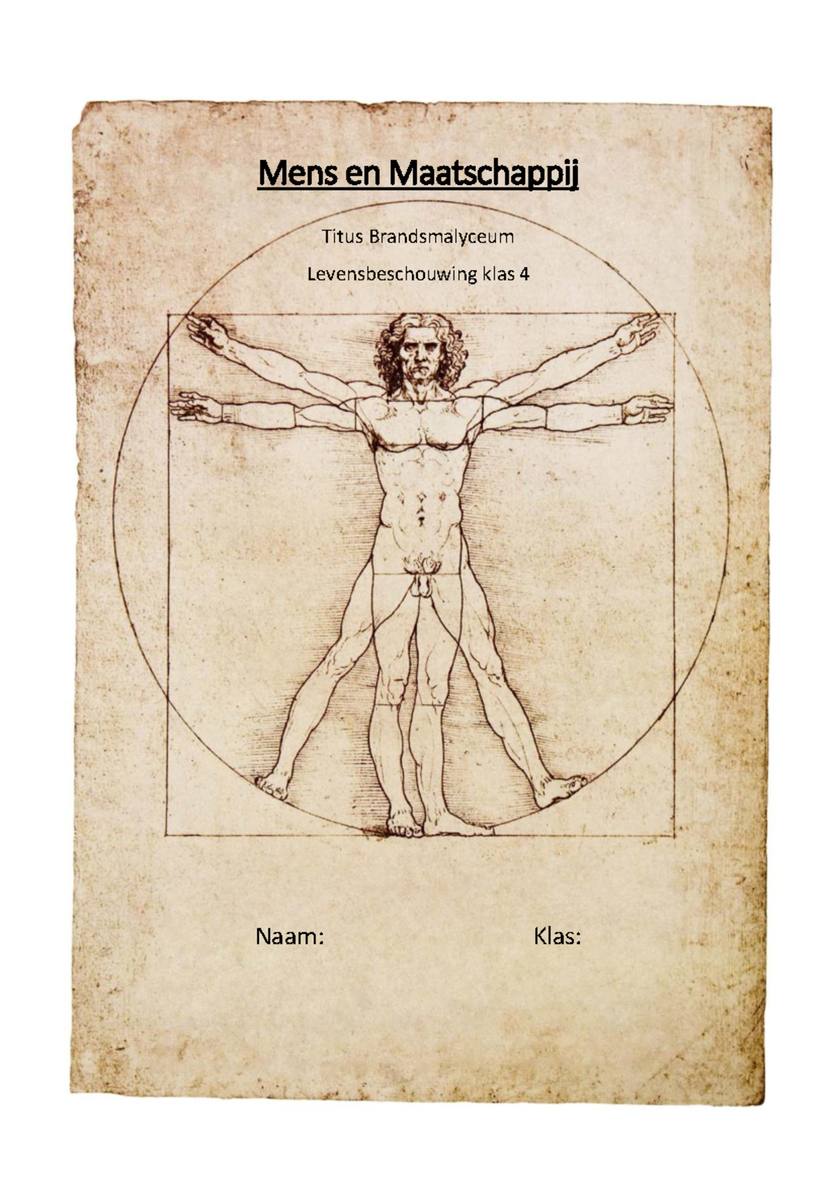 Levensbeschouwing Klas 4 - Mens en Maatschappij: Filosofische ...