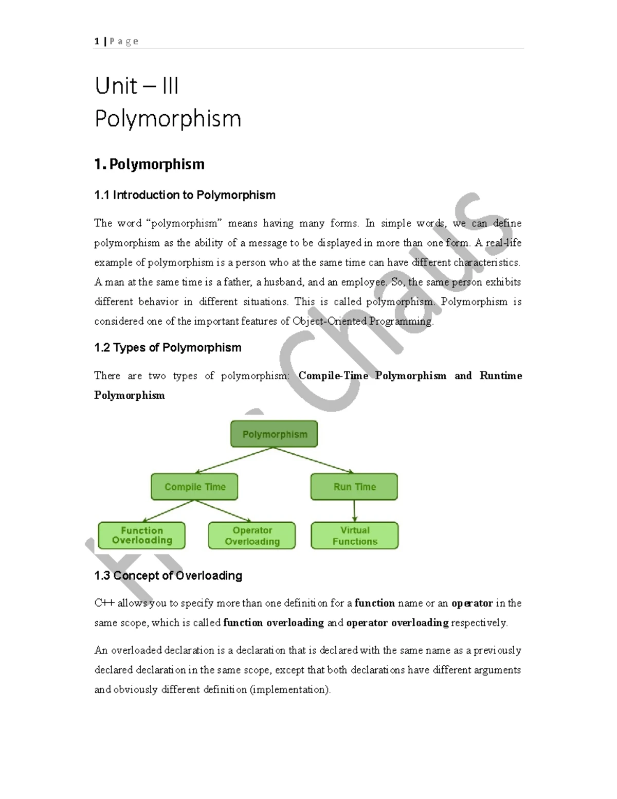 CG Unit 2 Notes PDK - classmate Unit 2 Date Units 1 Page CG PDK ...