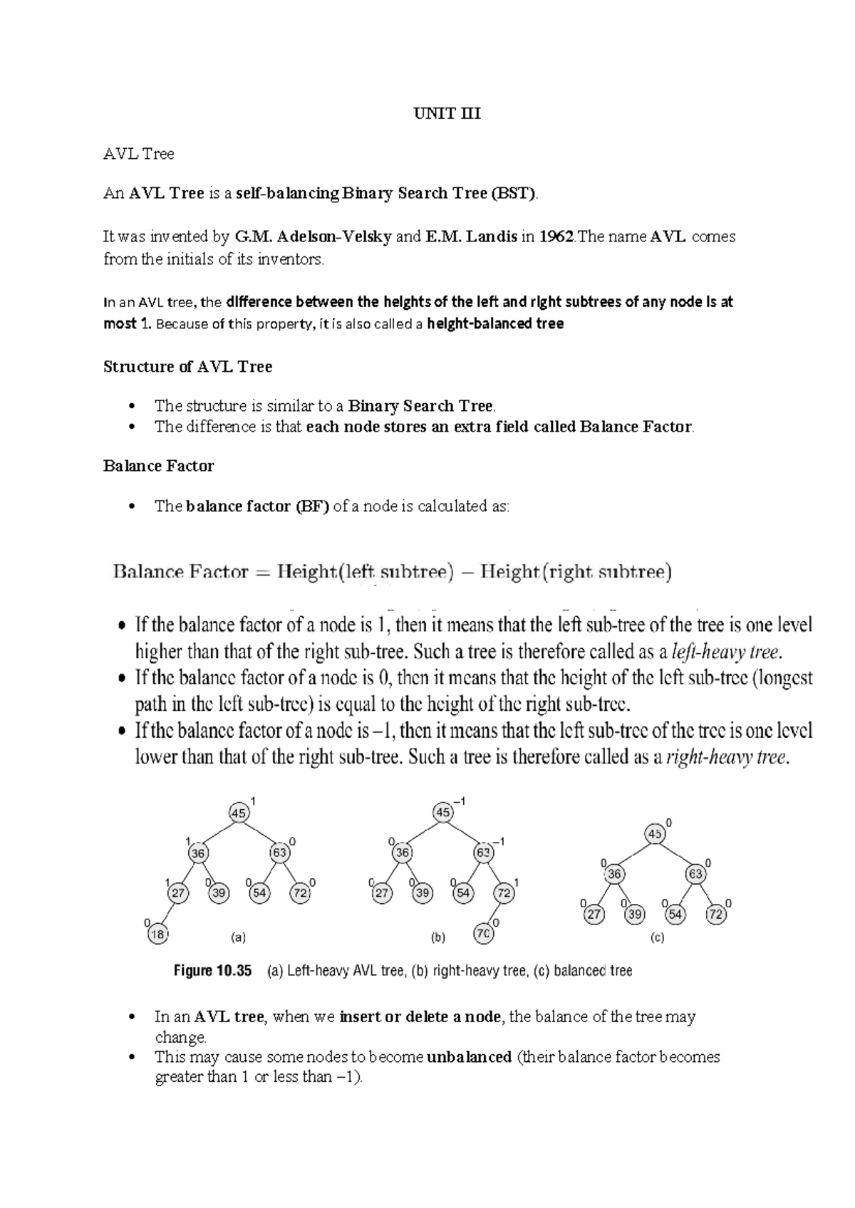 AVL Trees: Structure, Rotations, and Operations in Advanced Data ...
