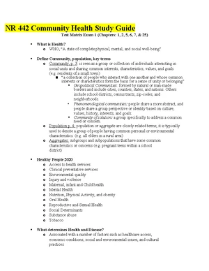 Health Promotion - Study Notes & Assignments - Studocu
