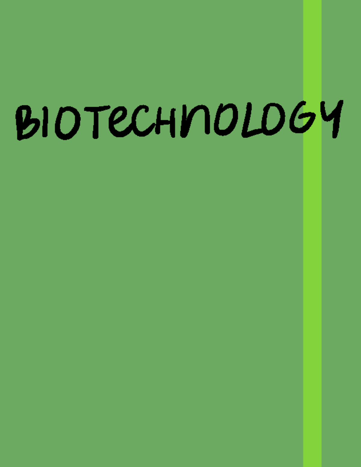 Biotechnology: DNA Transcription & Translation Overview - Studocu