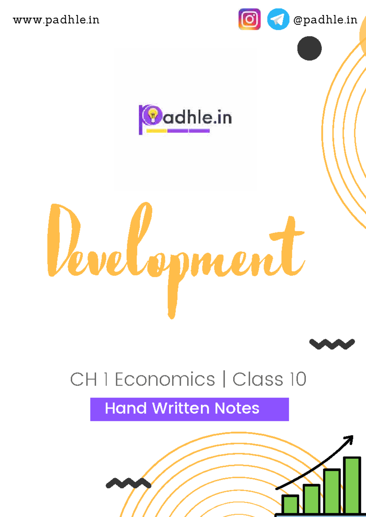 Development CH 1 Economics Class 10 Handwritten Notes & PYQ - Studocu