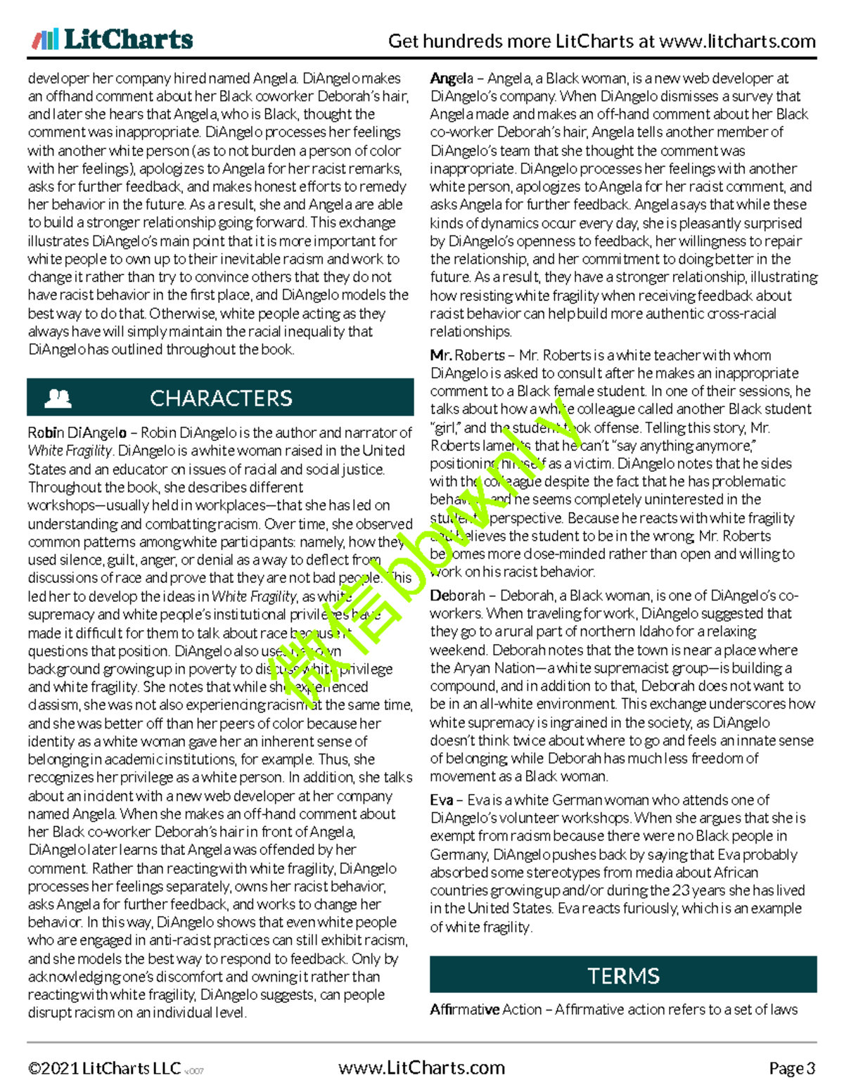 White-Fragility-Lit Chart 3 - developer her company hired named Angela ...