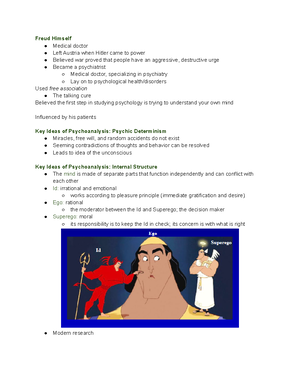 Psych exam 1 - a summary of the lecture slides plus my additional notes ...