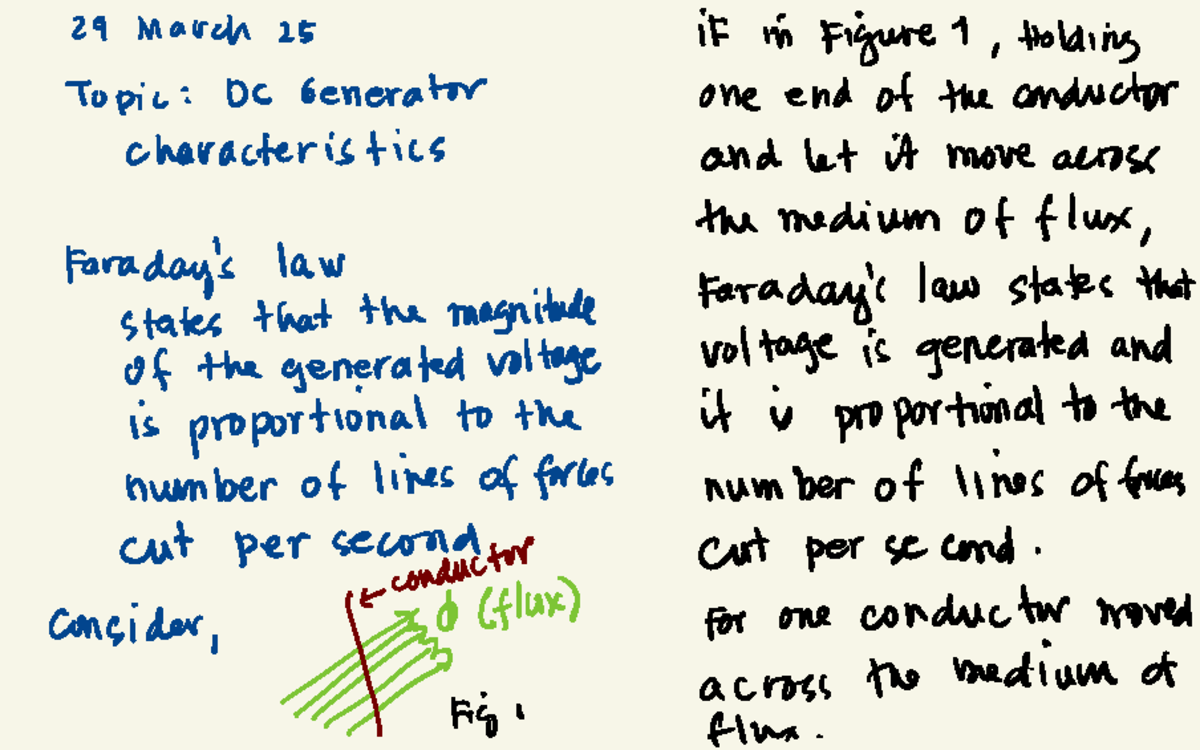 EE-22025-1 Lecture Notes: DC Generator Characteristics & Laws - Studocu