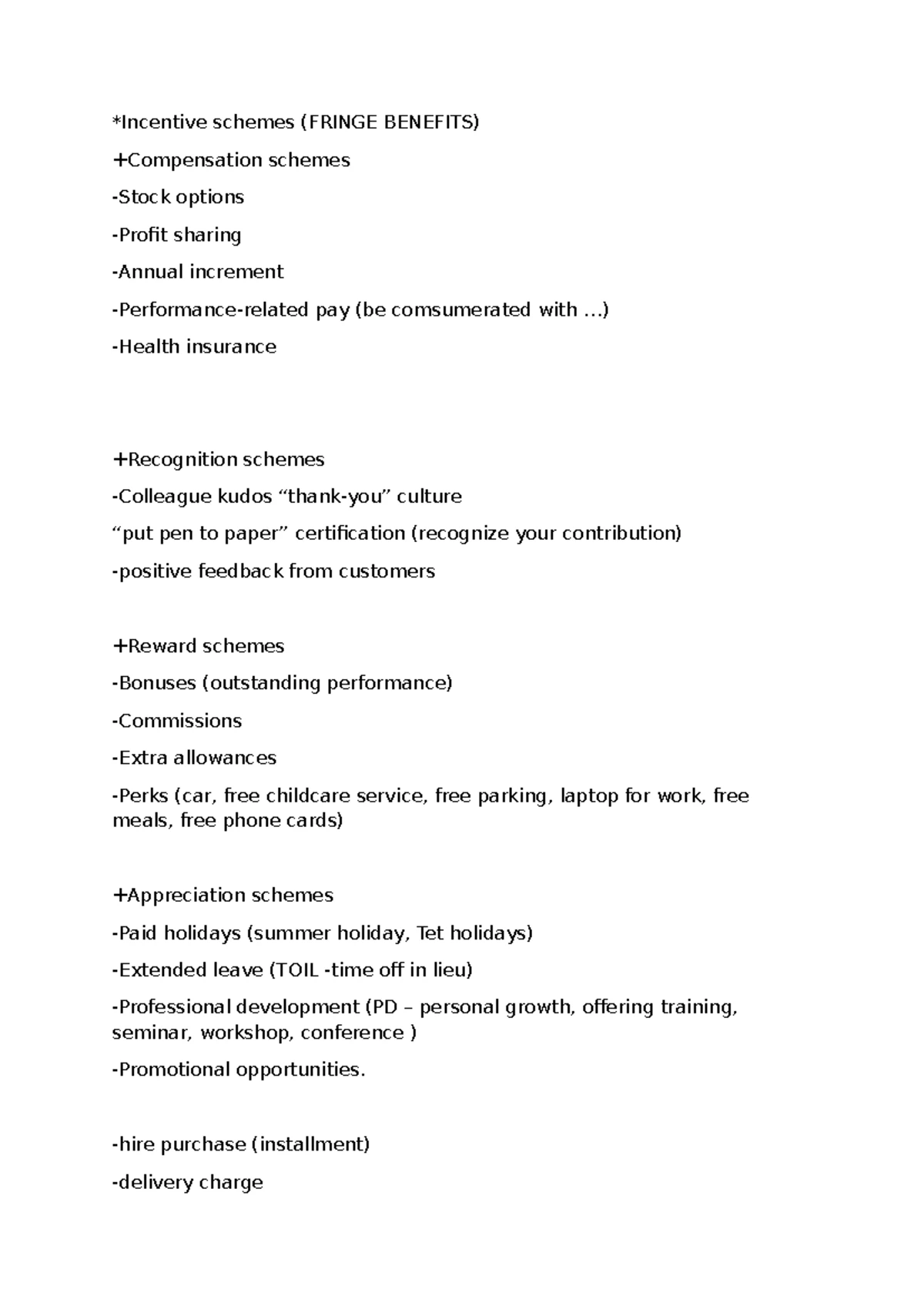 MARKING SCHEME & SAMPLE CHECKLIST FOR BUSINESS PROPOSAL - Studocu