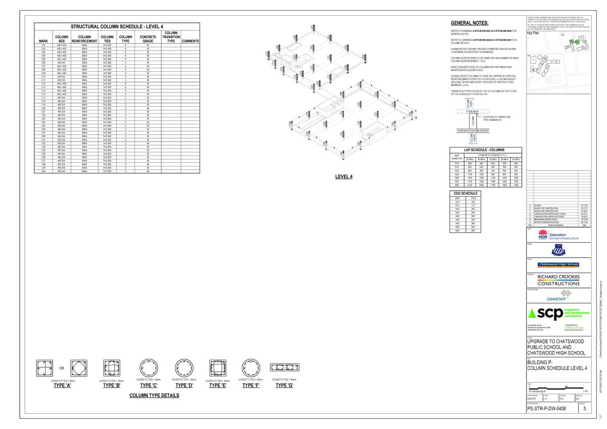 PS STR P DW 0406 - General Notes on Column Specifications - Studocu