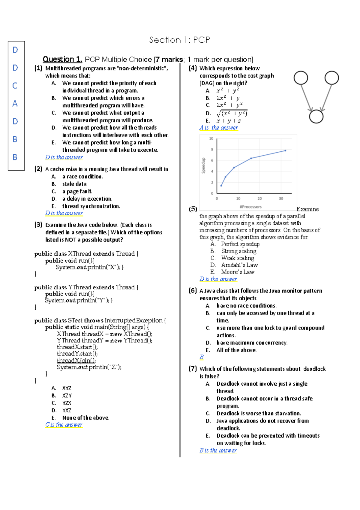 Csc2002 S-November Exam-2022 memo - Section 1: PCP Question 1. PCP ...