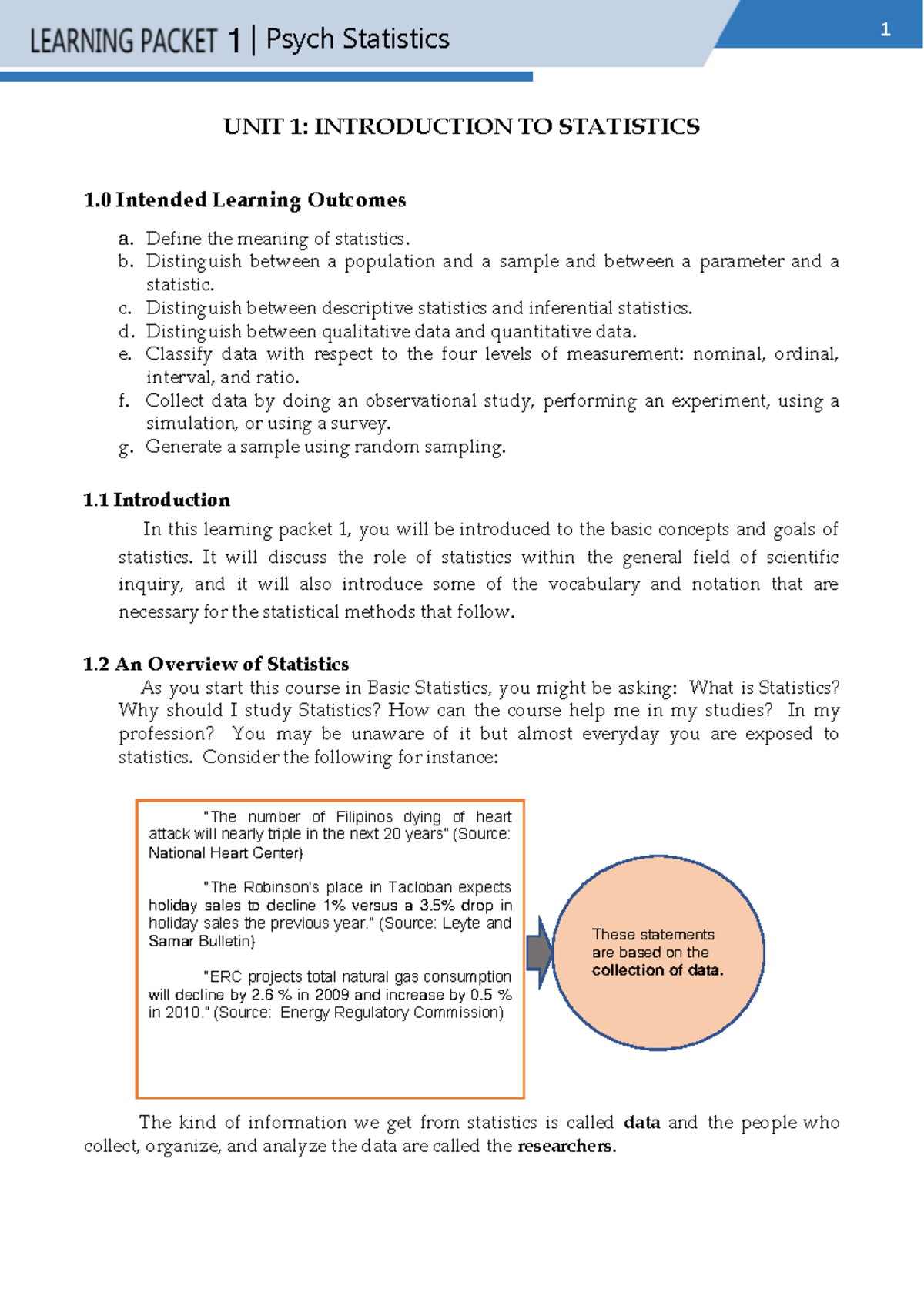Psych Statistics 1: Introduction to Key Concepts and Data Analysis ...
