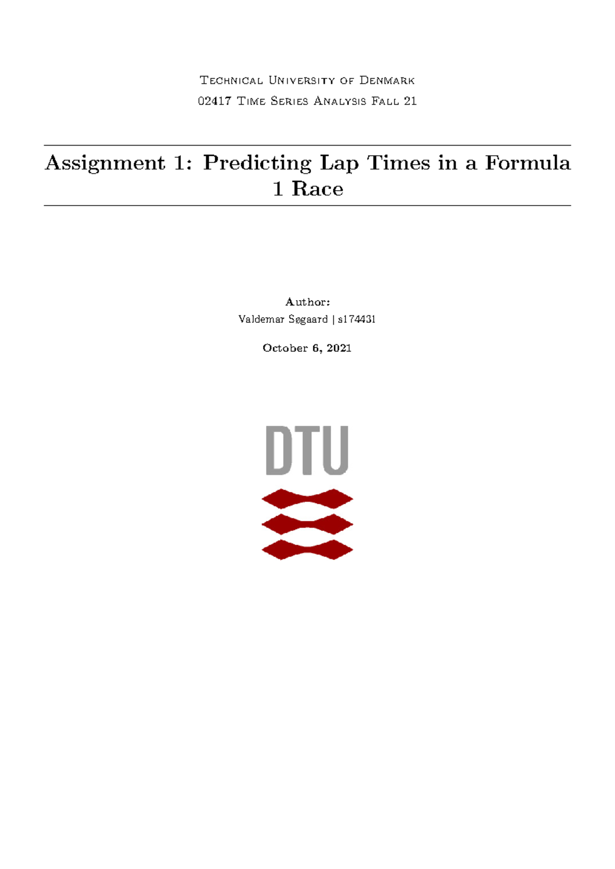 02417 Time Series Analysis III: ARIMA Model for Bitcoin Transactions -  Studocu