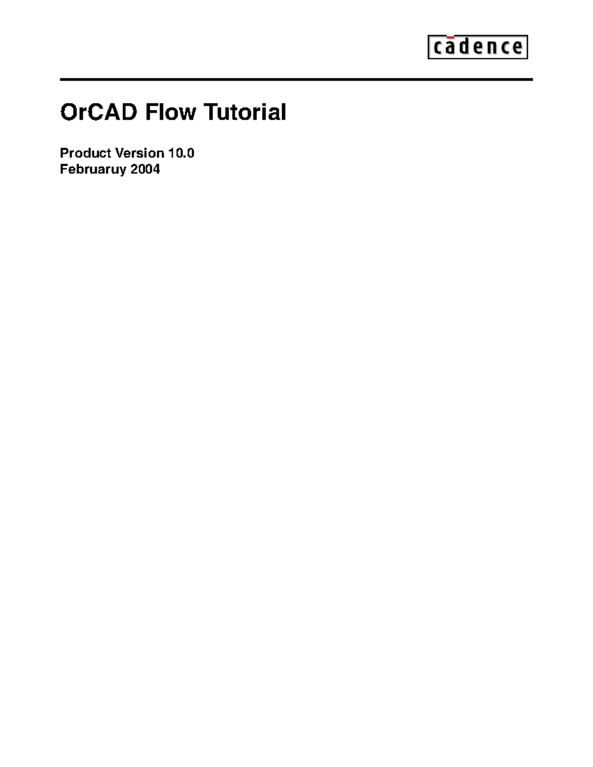 OrCAD Flow Tutorial: PCB Design & Simulation Guide (Demo 10.0) - Studocu
