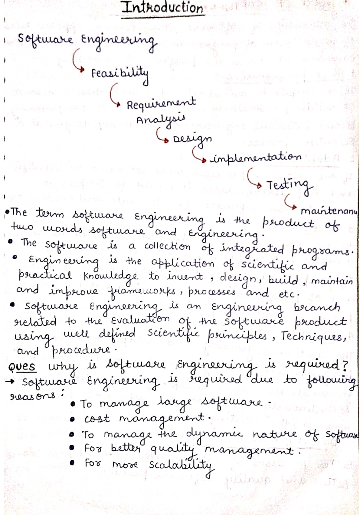 Software Engineering - Unit 1 Overview & Key Concepts - Studocu
