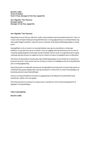Piling Larang 2ND Quarter: Flyers, Feasibility Study, at Manwal - Studocu