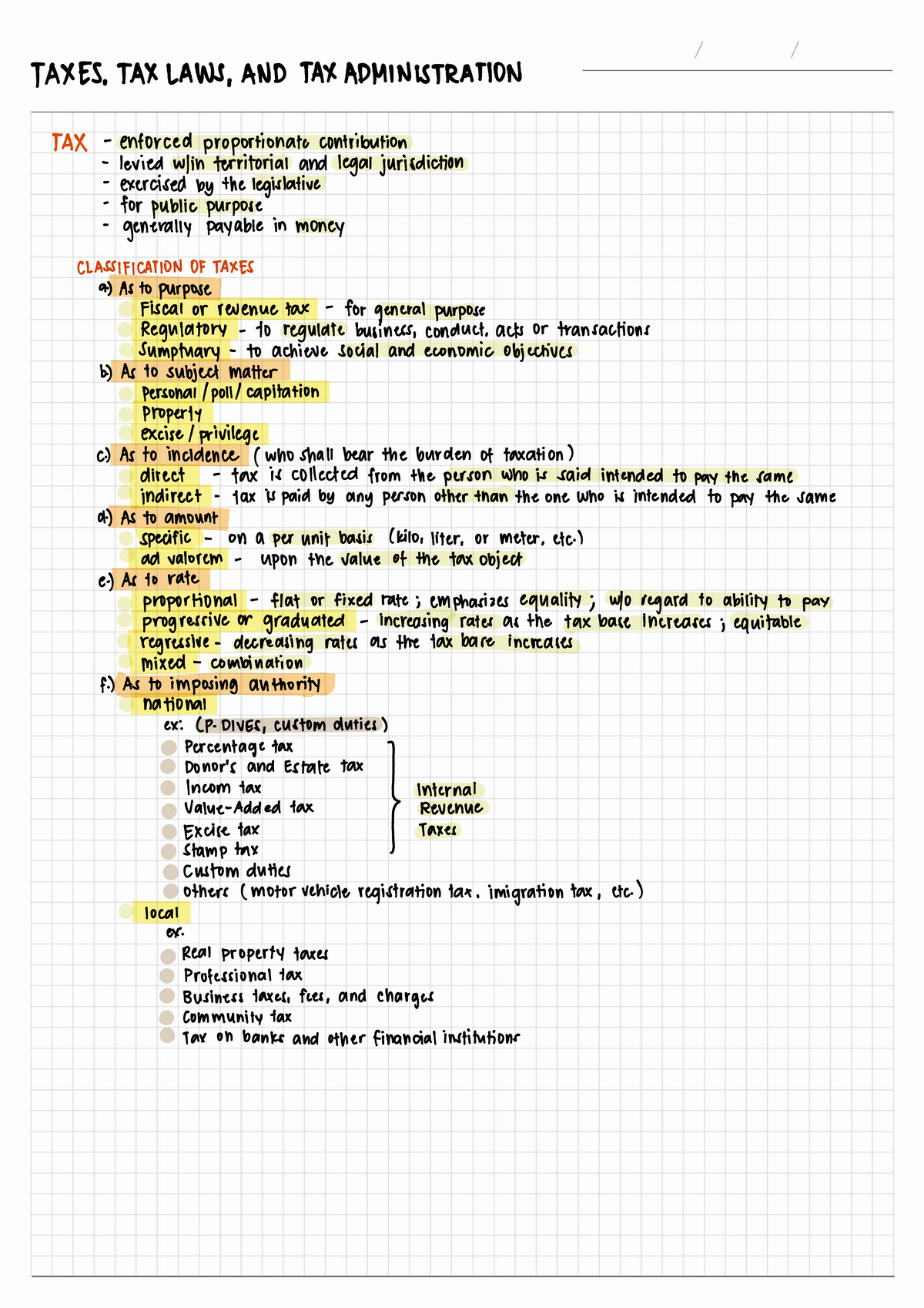 02 Taxes, Tax Laws, and Tax Administration: A Comprehensive Overview ...