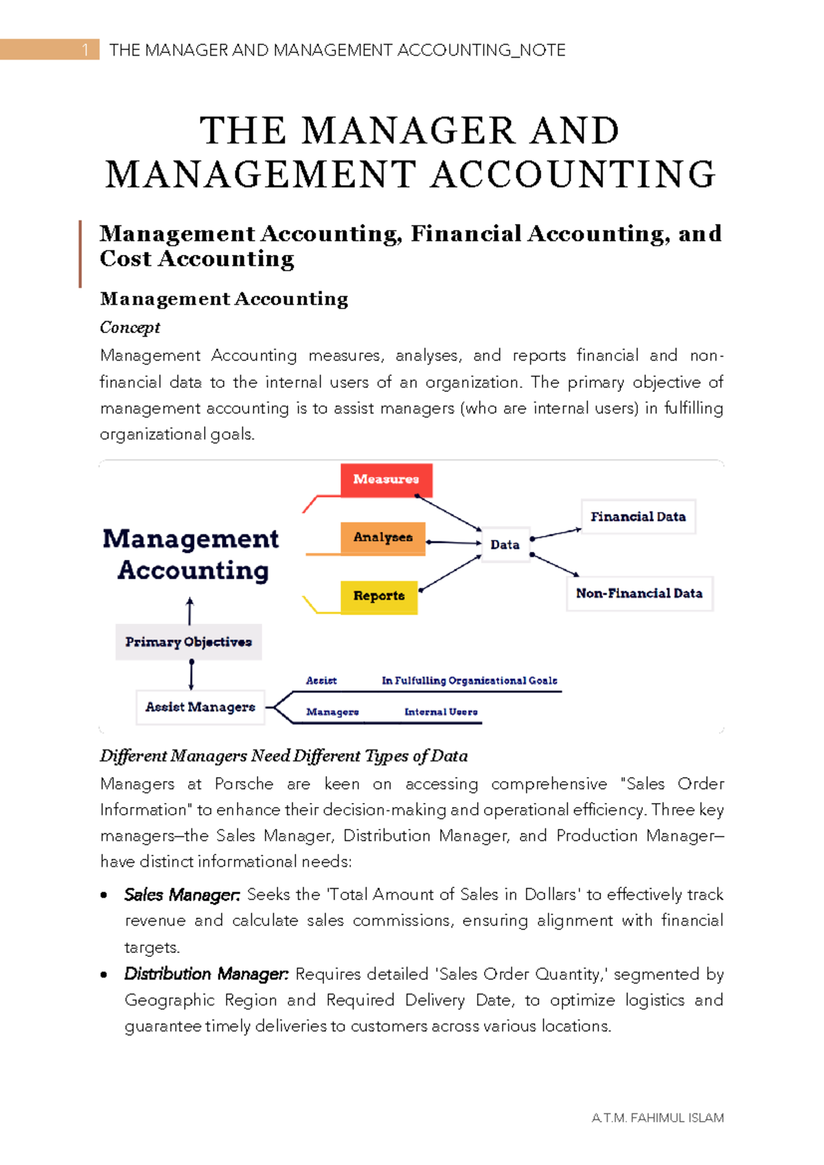 Chapter 1: Understanding the Role of Management Accounting in Decision ...