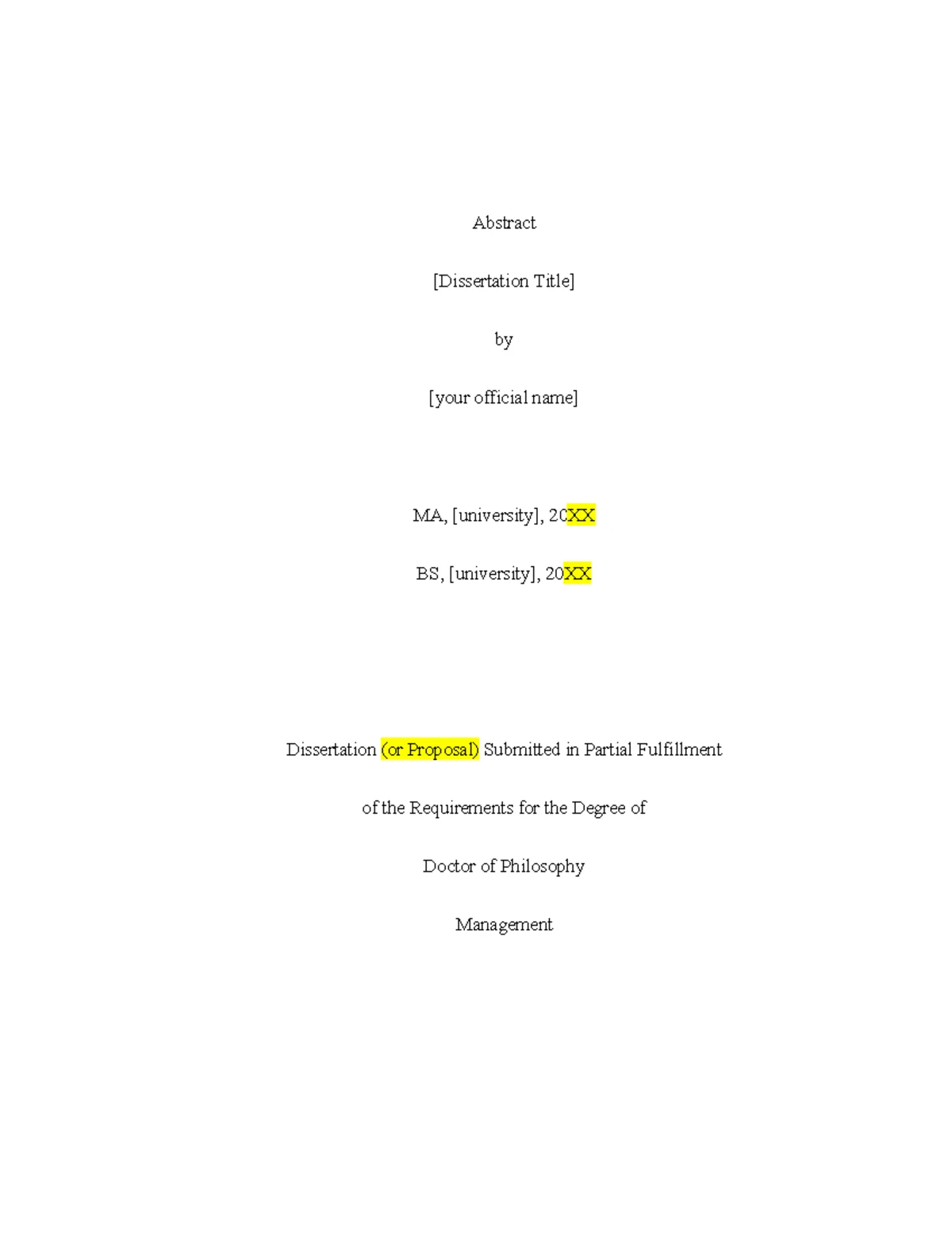 Applied Research Capstone Template v3 - Final Dissertation Guide - Studocu
