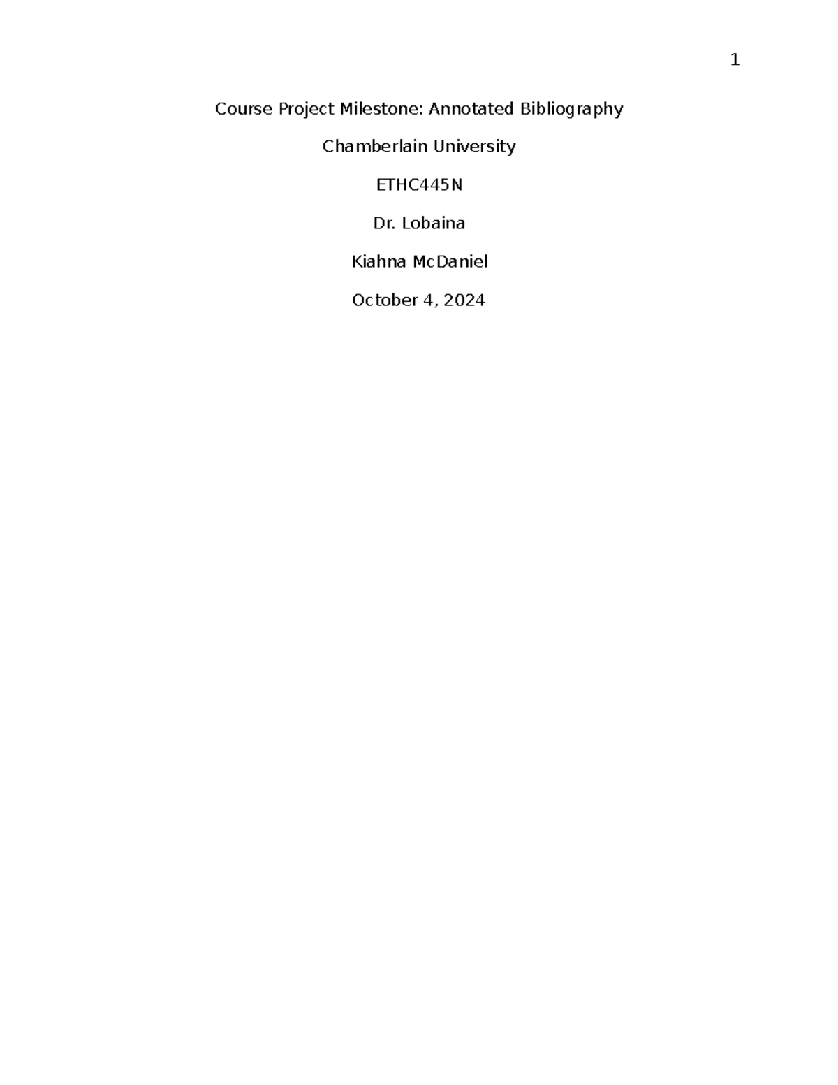 Annotated Bibliography for ETHC445N Course Project: Abortion Ethics ...