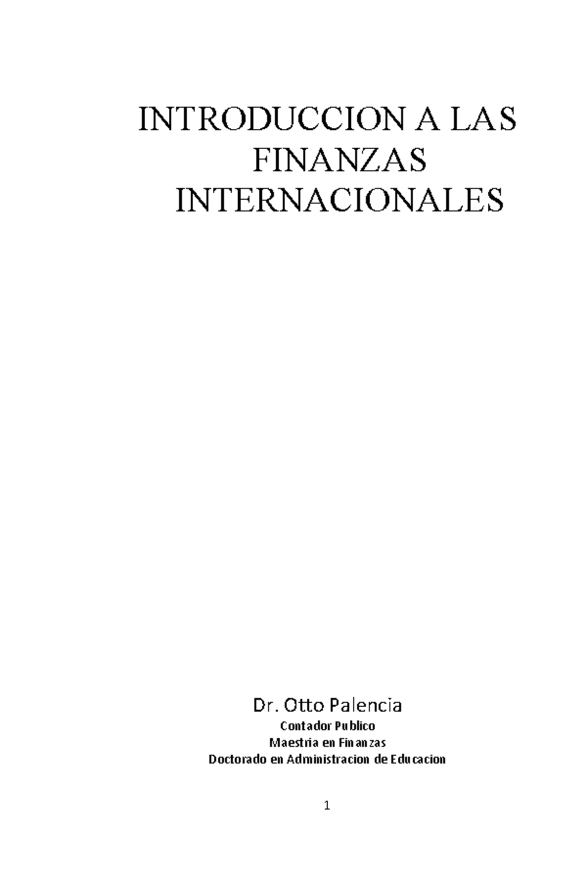 R7i5r8 Introduccion a Las Finanzas Internacionales - INTRODUCCION A LAS ...