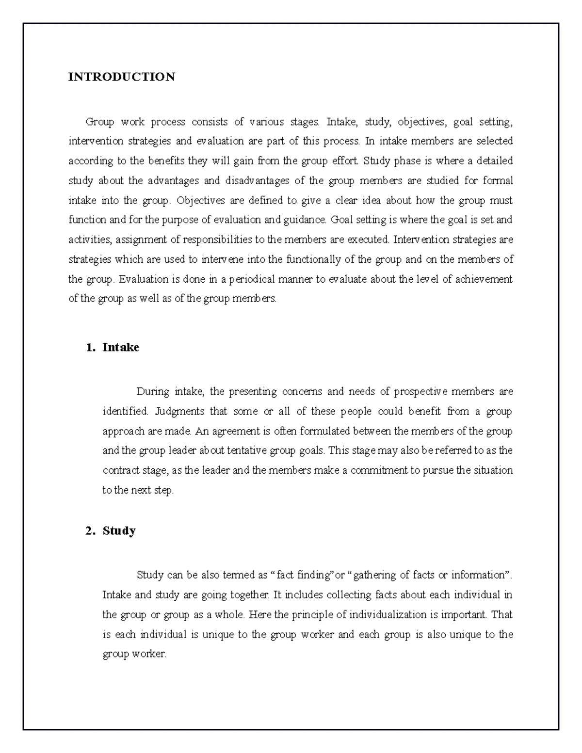 Unit3 - Social Group Work in Different Settings UNIT 3 GROUP WORK IN ...
