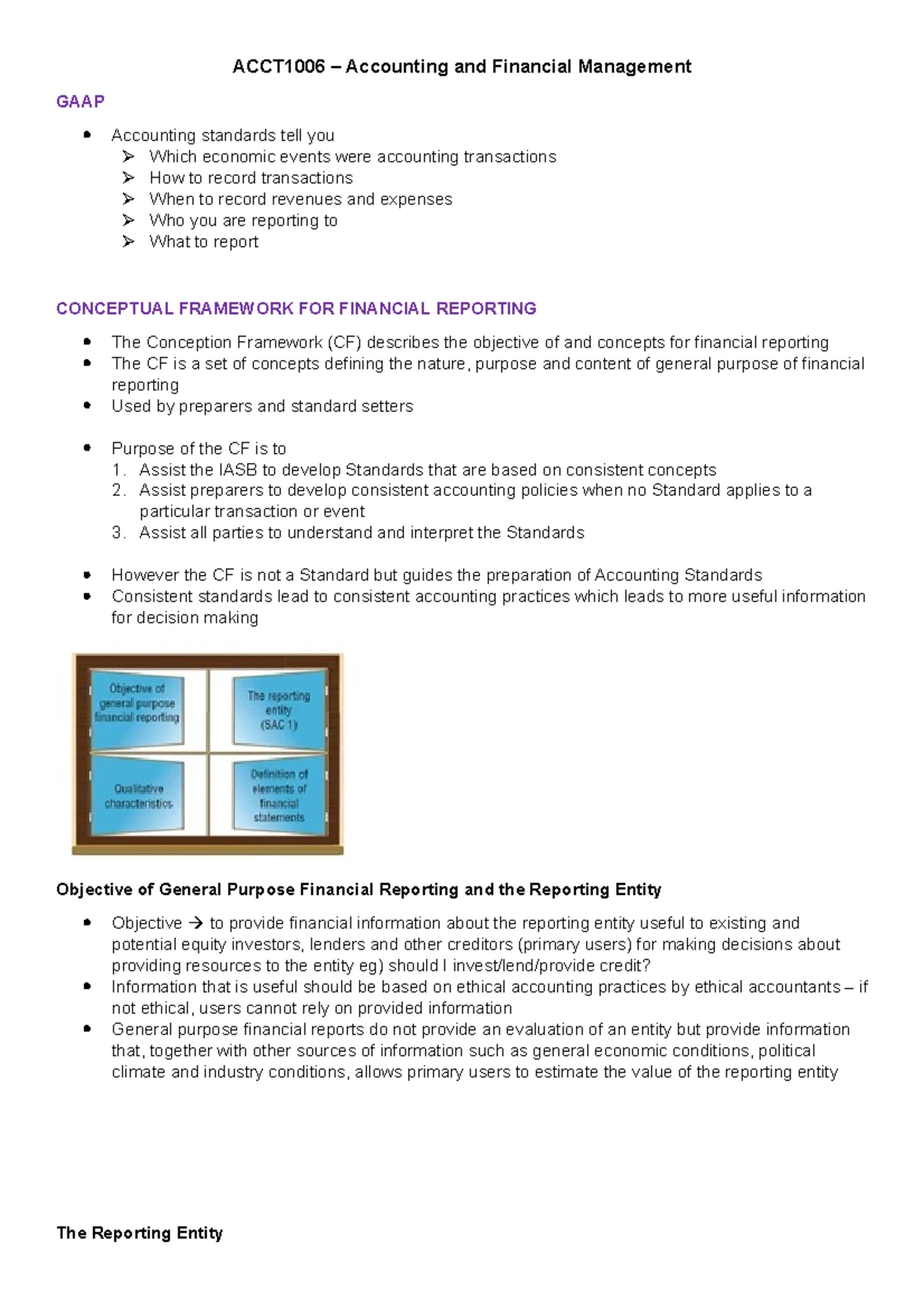 Module 11 ACCT1006 Statement of Cash Flows Lecture Worksheet - Studocu