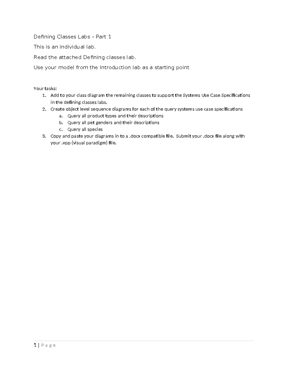 Defining Classes Lab (dog grooming)-part1 - Defining Classes Labs ...