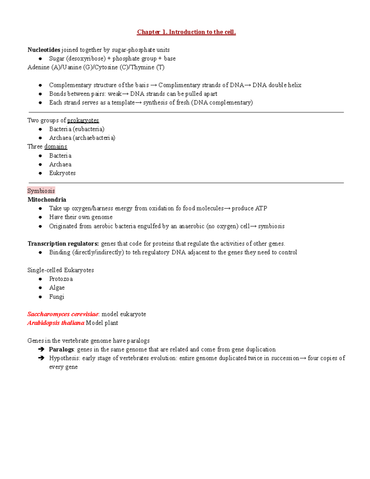 Biology 101: Comprehensive Final Exam Study Notes on Cell Biology ...