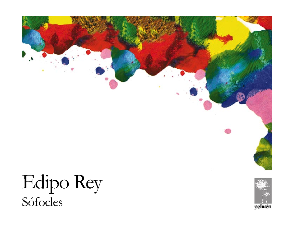 Edipo Rey: Análisis y Argumento de la Tragedia de Sófocles (SÓF. EDIPO ...