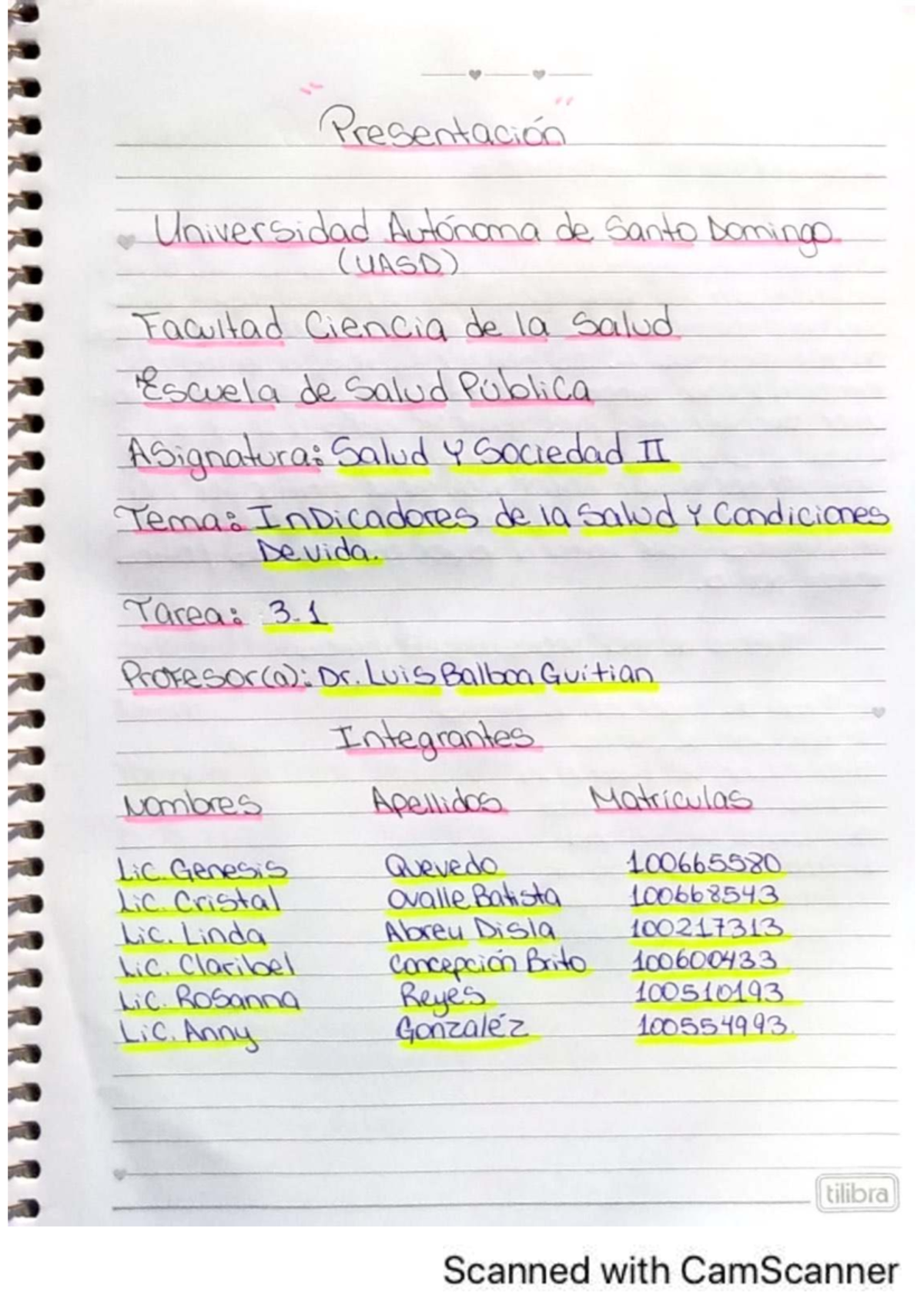 Comparto 'Salud y sociedad ll tarea 3-1' contigo - Presentación ...