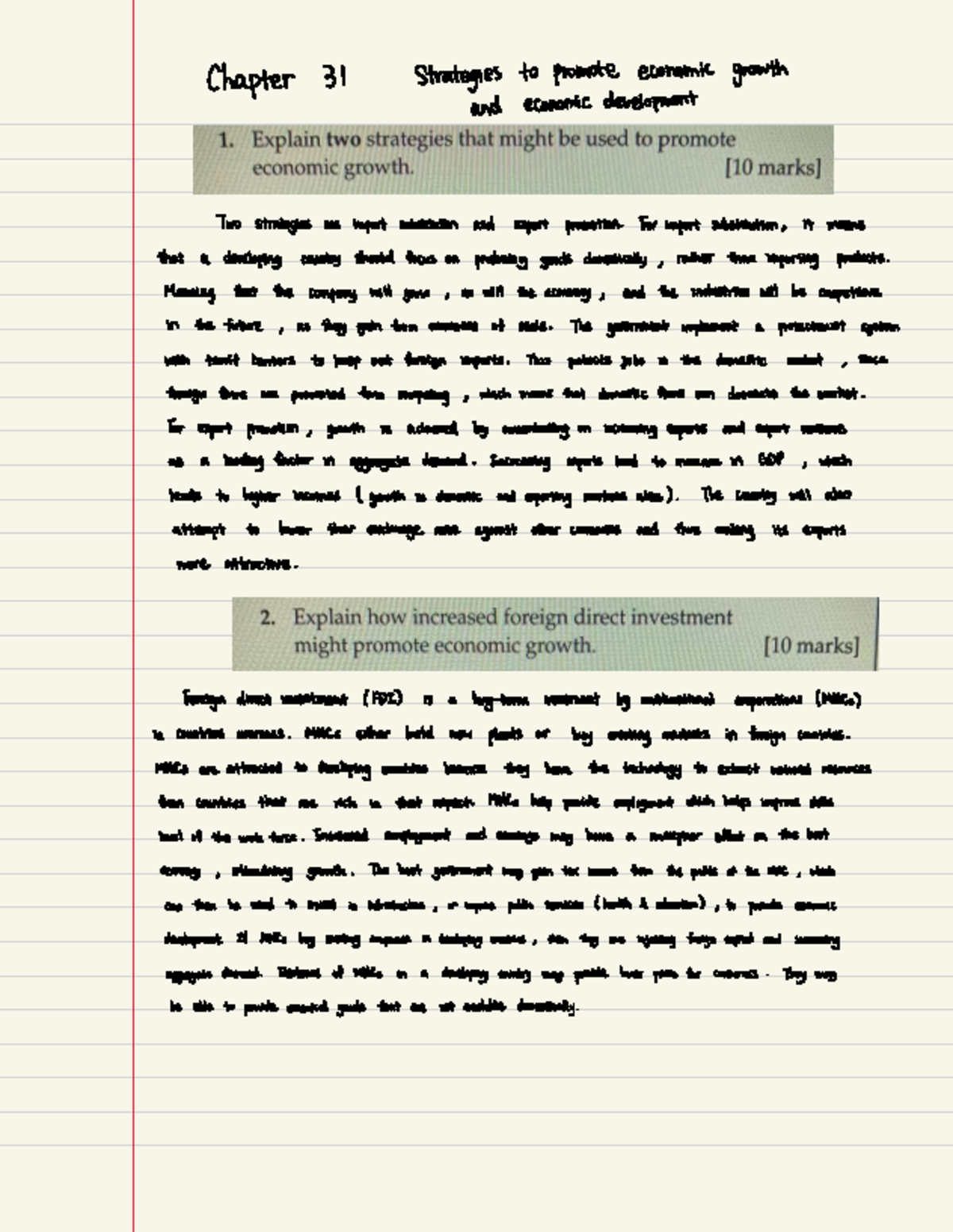 Global Econ Economic Development - Chapter 31 Strategies to promote ...