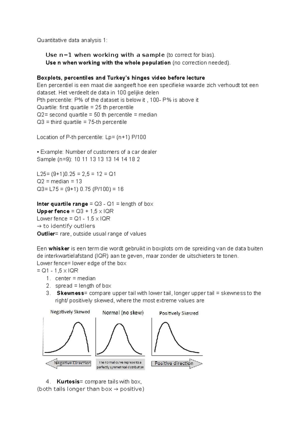 Quantitative Data Analysis 1: Bias Correction and Statistical Concepts ...