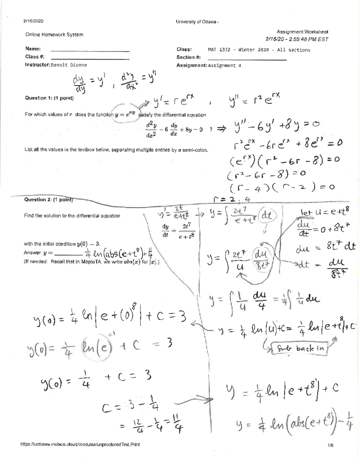Mobius M4 - Assignment 4 Solutions and Analysis - Studocu