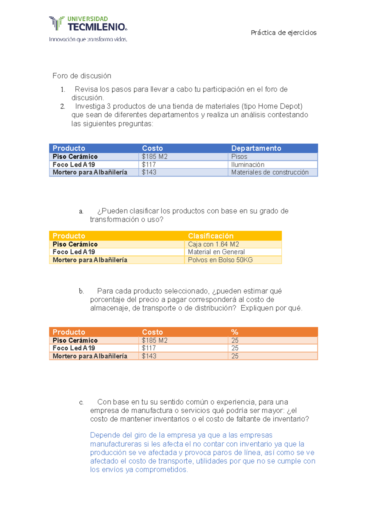 Análisis de Productos y Costos en Gestión de Inventarios 02-05-2021 ...