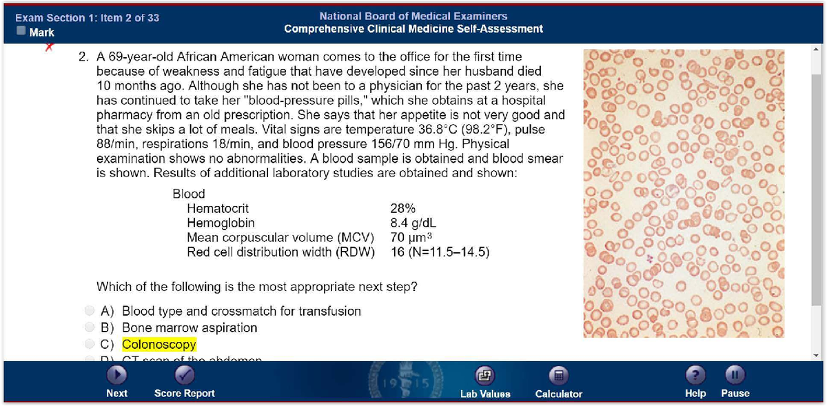 Comprehensive Clinical Medicine Exam Review: NBME Mark Section 1-4 ...