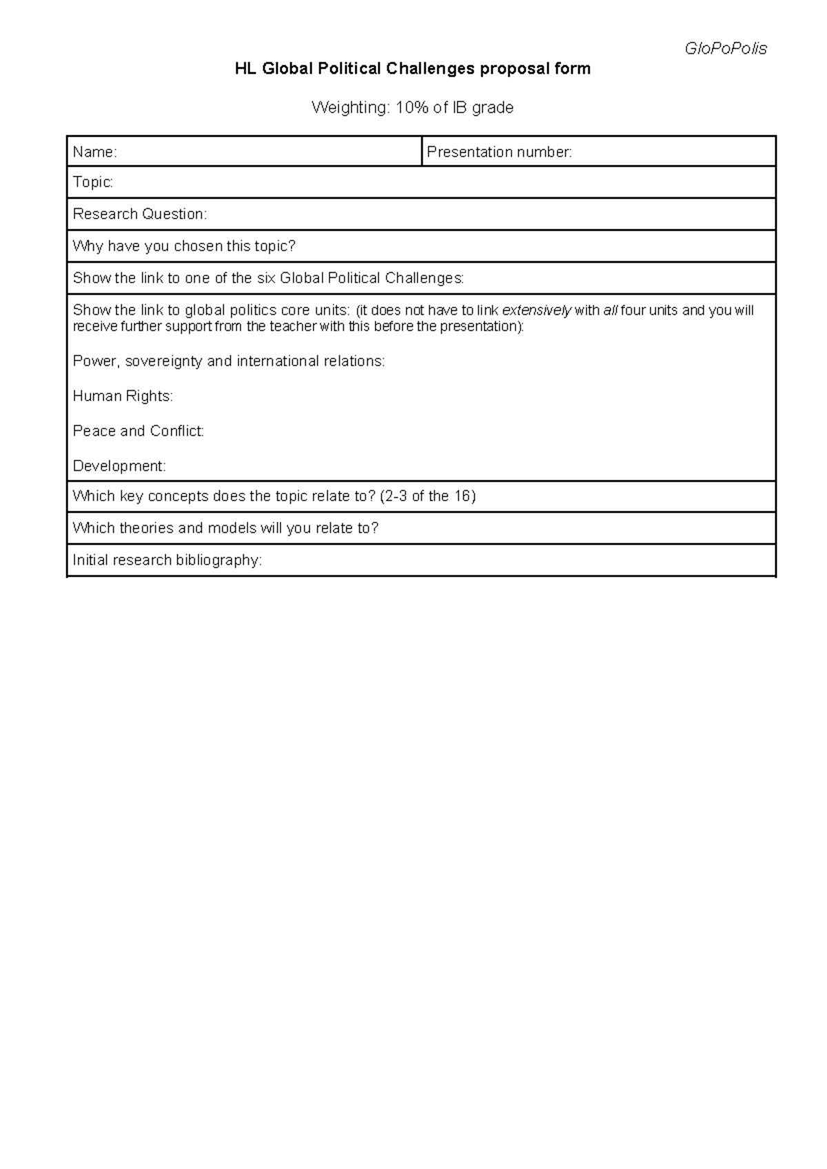 1. HL GPC proposal form - GloPoPolis HL Global Political Challenges ...