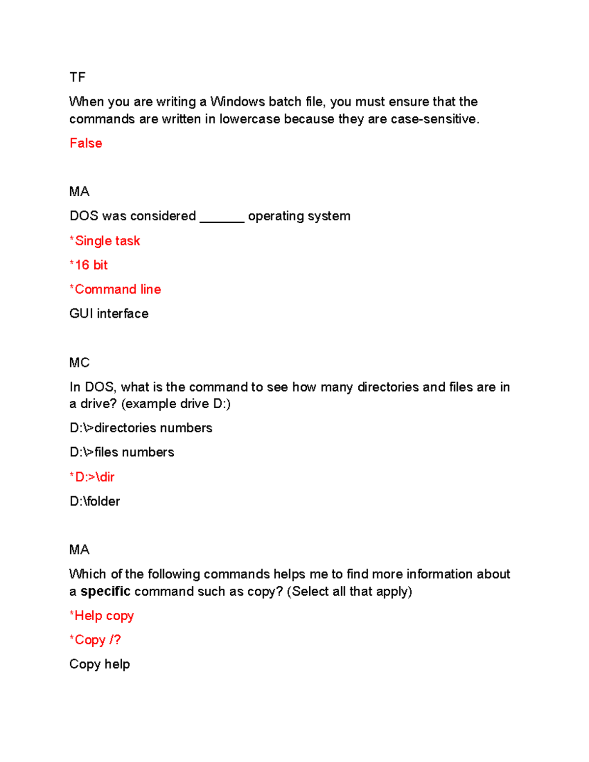Computer Essentials (CST8101) Midterm 2 Study Guide & Answers - Studocu