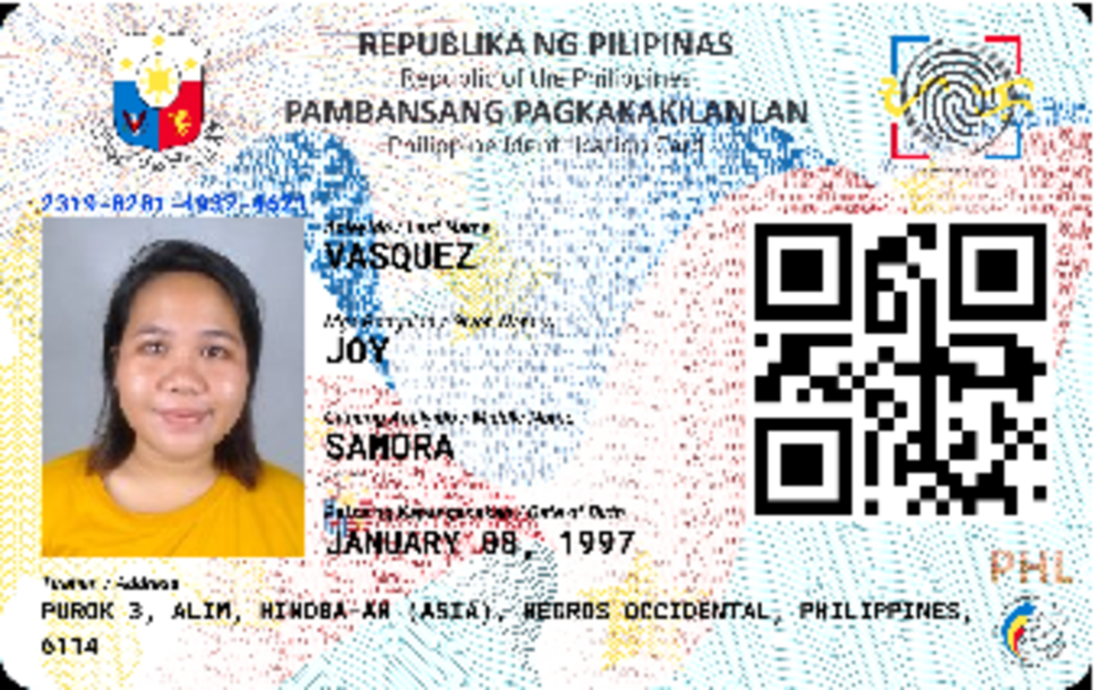 2319 8201 4932 4621 - Philippine Identification Card Details - Studocu