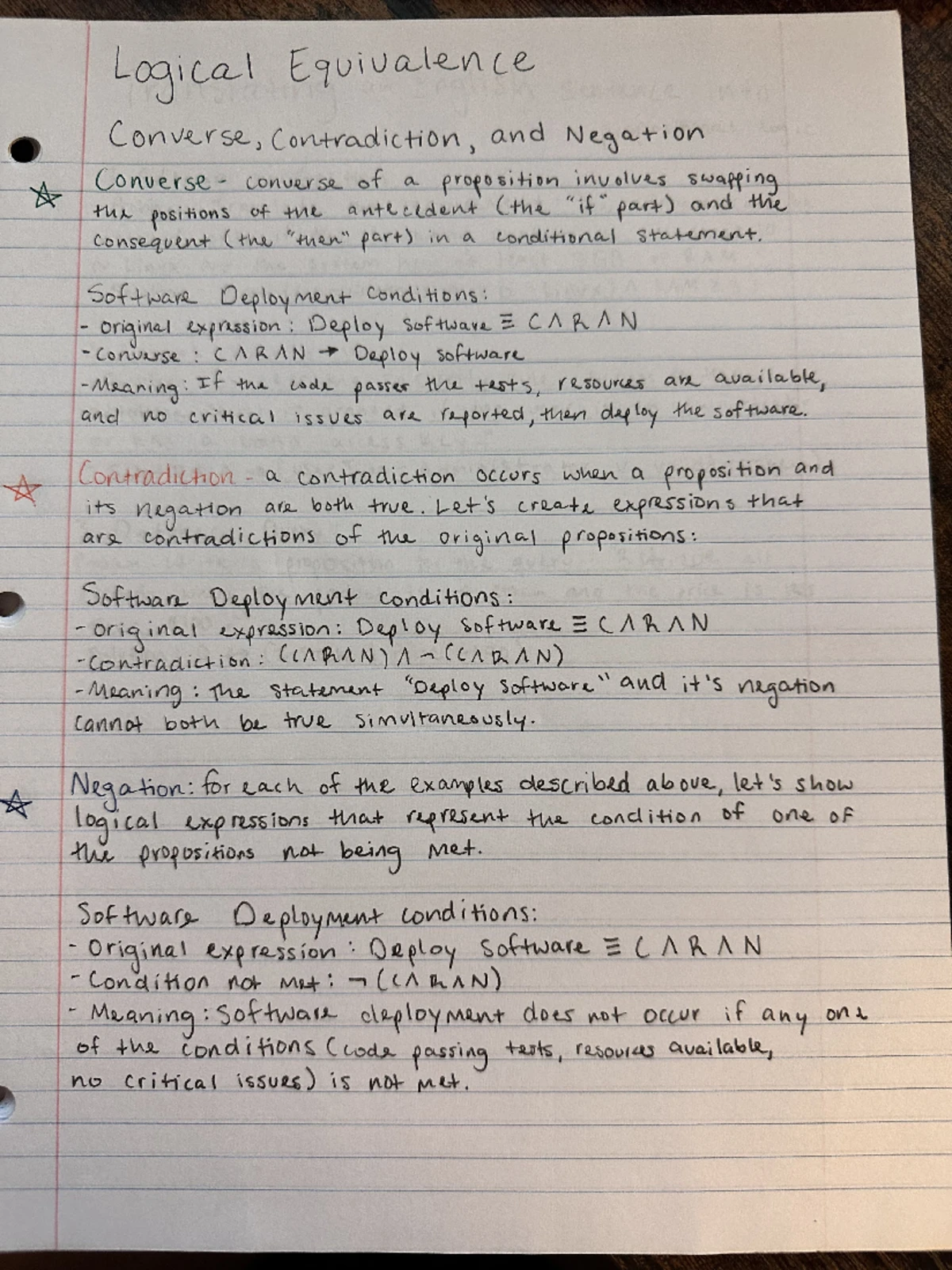 Propositional Logic Notes: Operations & Truth Tables Explained - Studocu