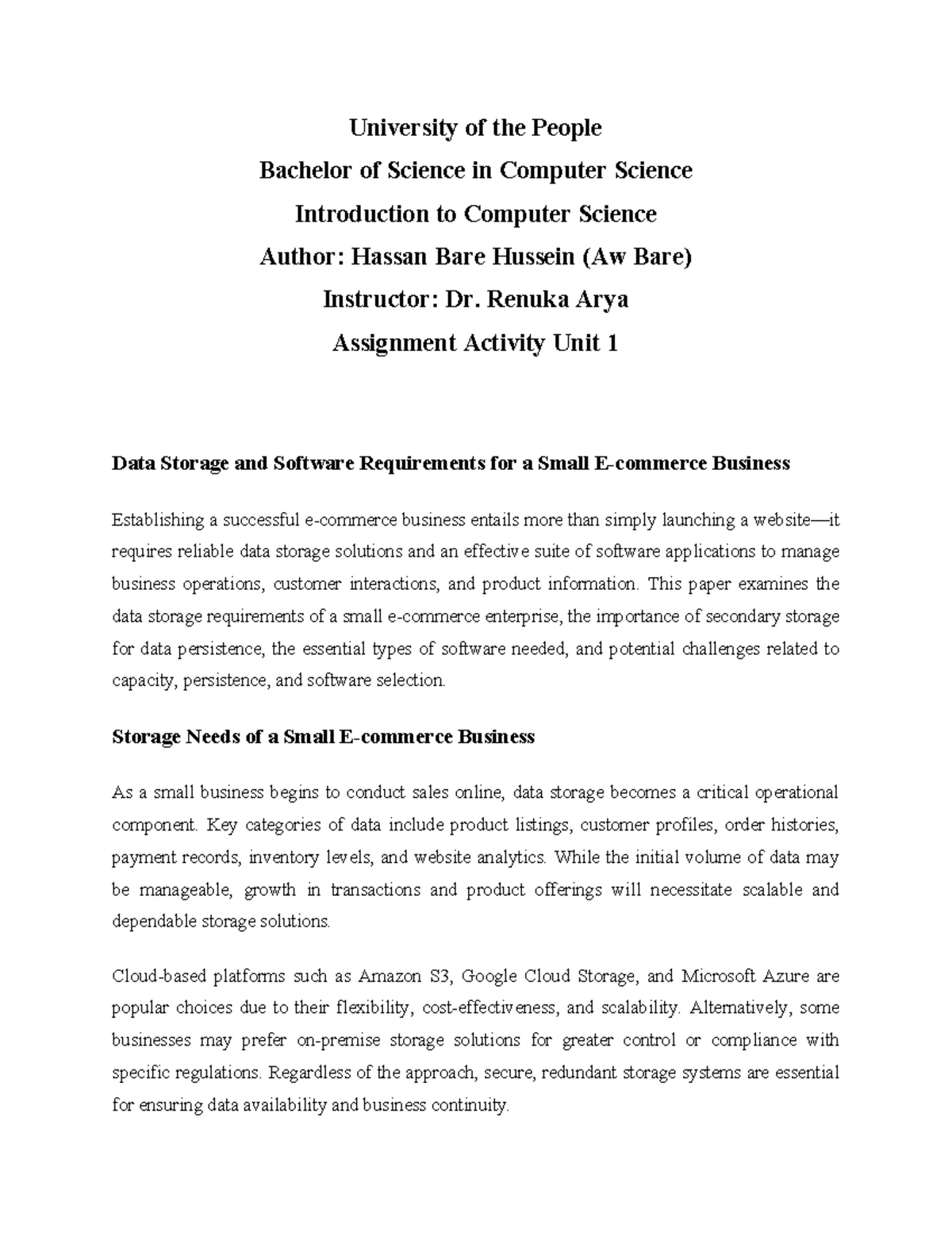 CS 1111-01 Unit 7 Study Notes on Programming Paradigms and Types - Studocu