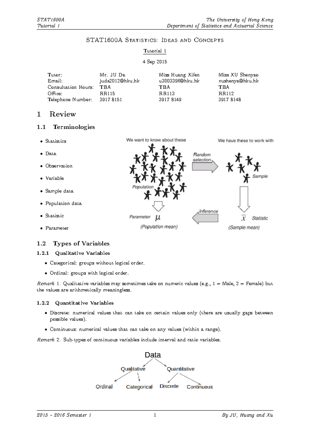 T1 Ans - This is the answer to the first tutorial of the course ...
