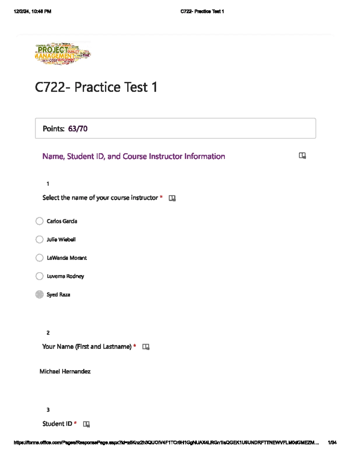 PM1001 (SOPH-0013) Project Management - Success & Failure Flashcards ...